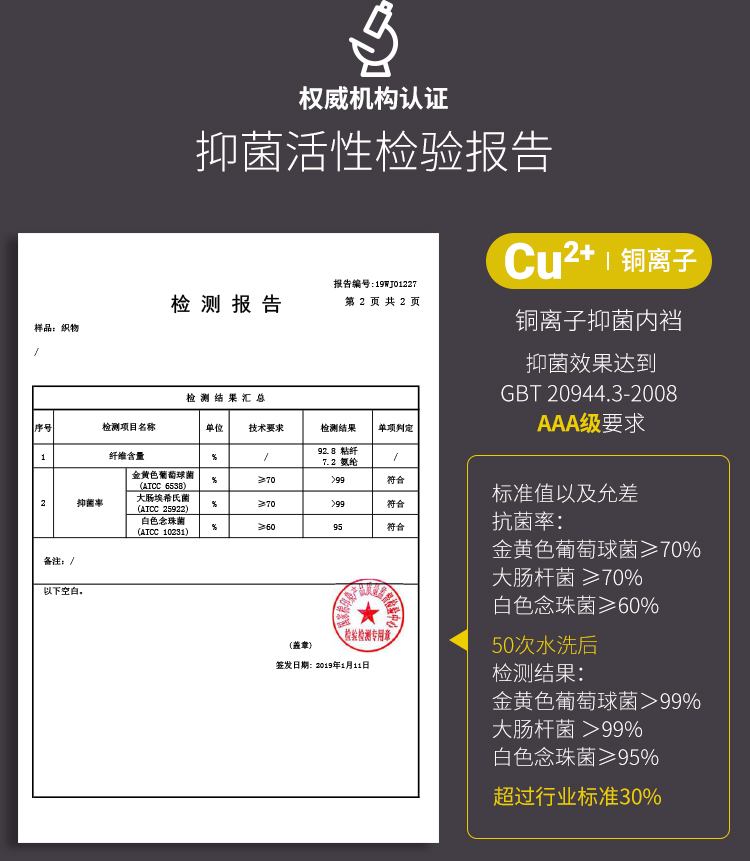 大朴 男士60支细兰精莫代尔 抗菌无痕内裤 3条 A类标准 图9