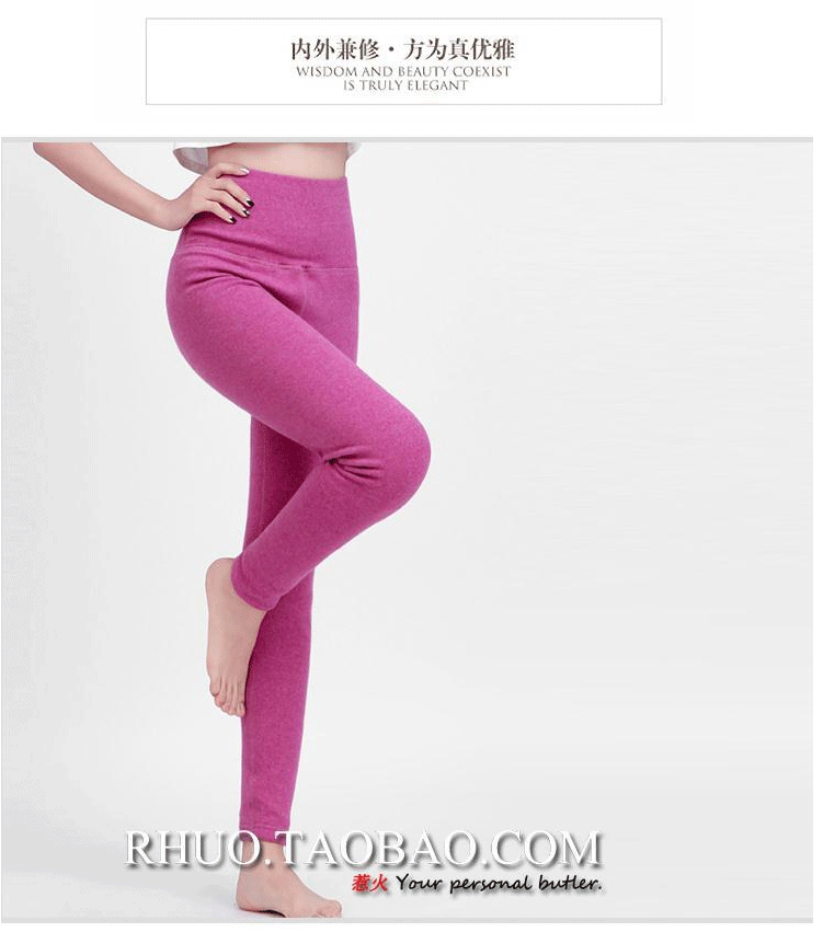 Authentic 毛毛 毛 菡 và quần nhung dày ấm 2121 quần legging cho bé gái