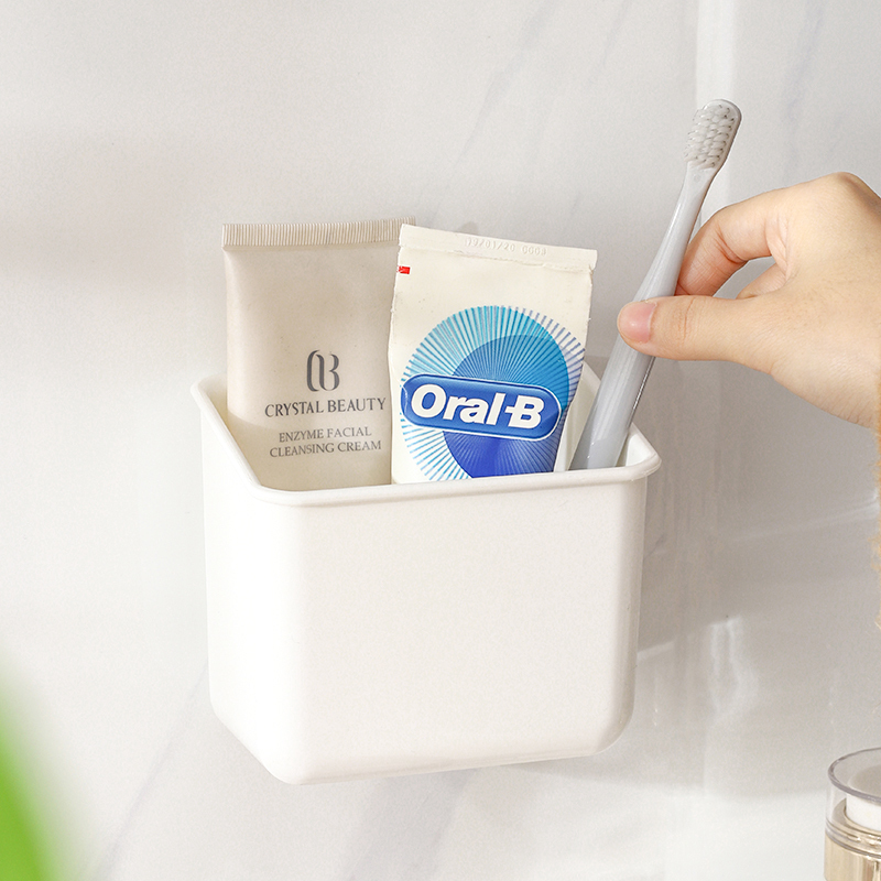 Japan Bathroom Shelve Makeup Room Toilet Washroom Washstand Wash Terrace Containing Shelf Wall-mounted Sticky free of punch