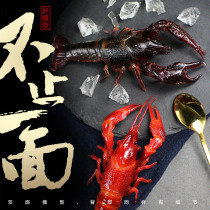 Royal crayfish model fake food seafood mold crayfish ornaments aquatic fake crab