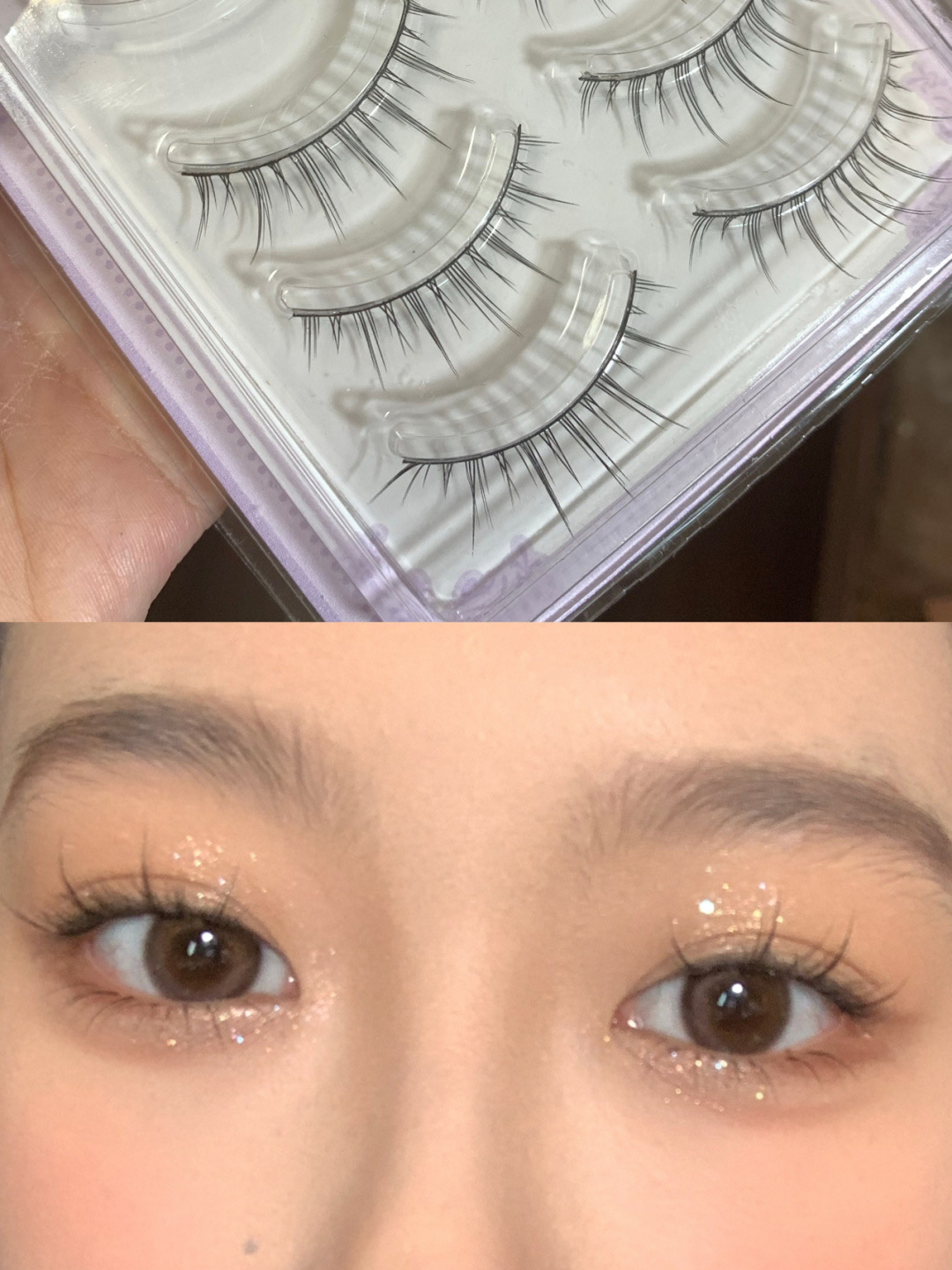 The fake eyelashes being chased after being asked, the small red book exploits, the poignomic cartoon Barbie Fairy Fake Eyelashes.