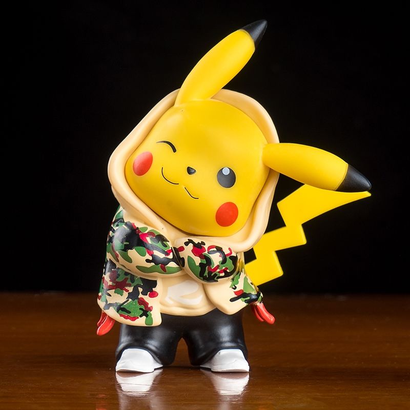Pikachu creative small pendulum piece healing department office desktop Practical good living room desk Desk Decoration