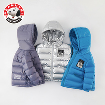 Snoopy childrens wash-free down jacket thickening toddler boys and girls baby 2-3 years old 6-7 years old off-season specials