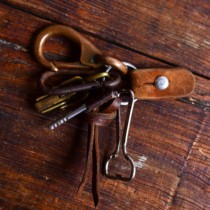 Retro RRL keychain ring chain with Coca-Cola bottle opener pepper salt shoulder belt belt lead Amika