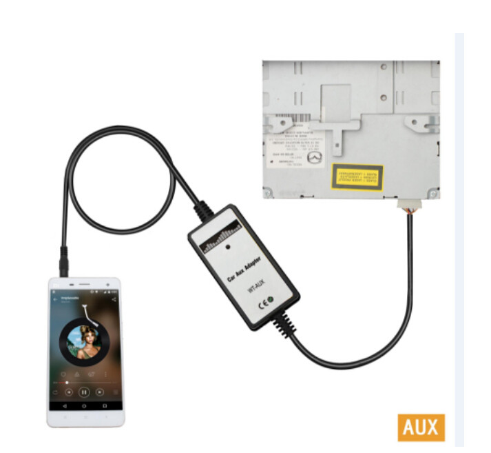 Suitable for Mazda3 CX7 323 MX5 AUX3.5 Audio Cable Car MP3 Audio Digital Disc Case