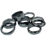 Портативное кольцо с камнем подходит для мужчин и женщин, черная подвеска, простой и элегантный дизайн