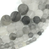 Матовые натуральные бусины, матовое украшение-шарик ручной работы, ожерелье, серьги, аксессуар, DIY