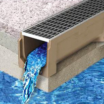 Customized finished drainage ditch U-groove resin concrete sewer kitchen stainless steel grille cover plate passing car 100