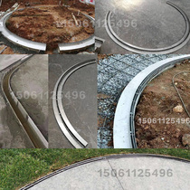 Customized curved circular linear drainage ditch stainless steel gap drainage channel resin concrete u-shaped channel 304