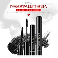 2019 mới Liz lụa ghép sợi mascara Bộ đôi ống dày không thấm nước và không nở dài - Kem Mascara / Revitalash chuốt mi lameila