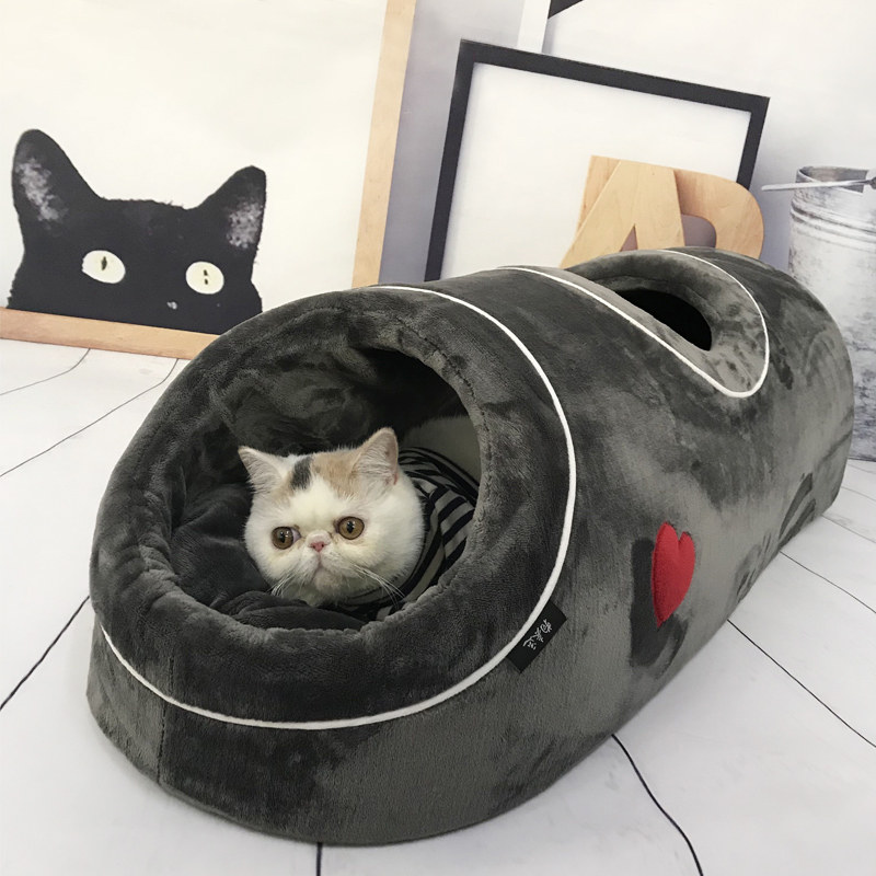 Cat Nest Season Universal Winter Warm Pets Nest Cat House Detachable Wash Kitty Supplies Semi-Hermetic Thickened