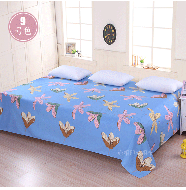 Khăn bông thô Cũ Kang Tăng dày vải bông đơn in denim Tukang đơn tatami có thể được tùy chỉnh - Khăn trải giường bộ ga giường everon