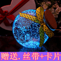 Star bottle luminous wishing bottle 520 plastic tube Starry Sky bottle floating bottle fluorescent origami glass bottle birthday gift
