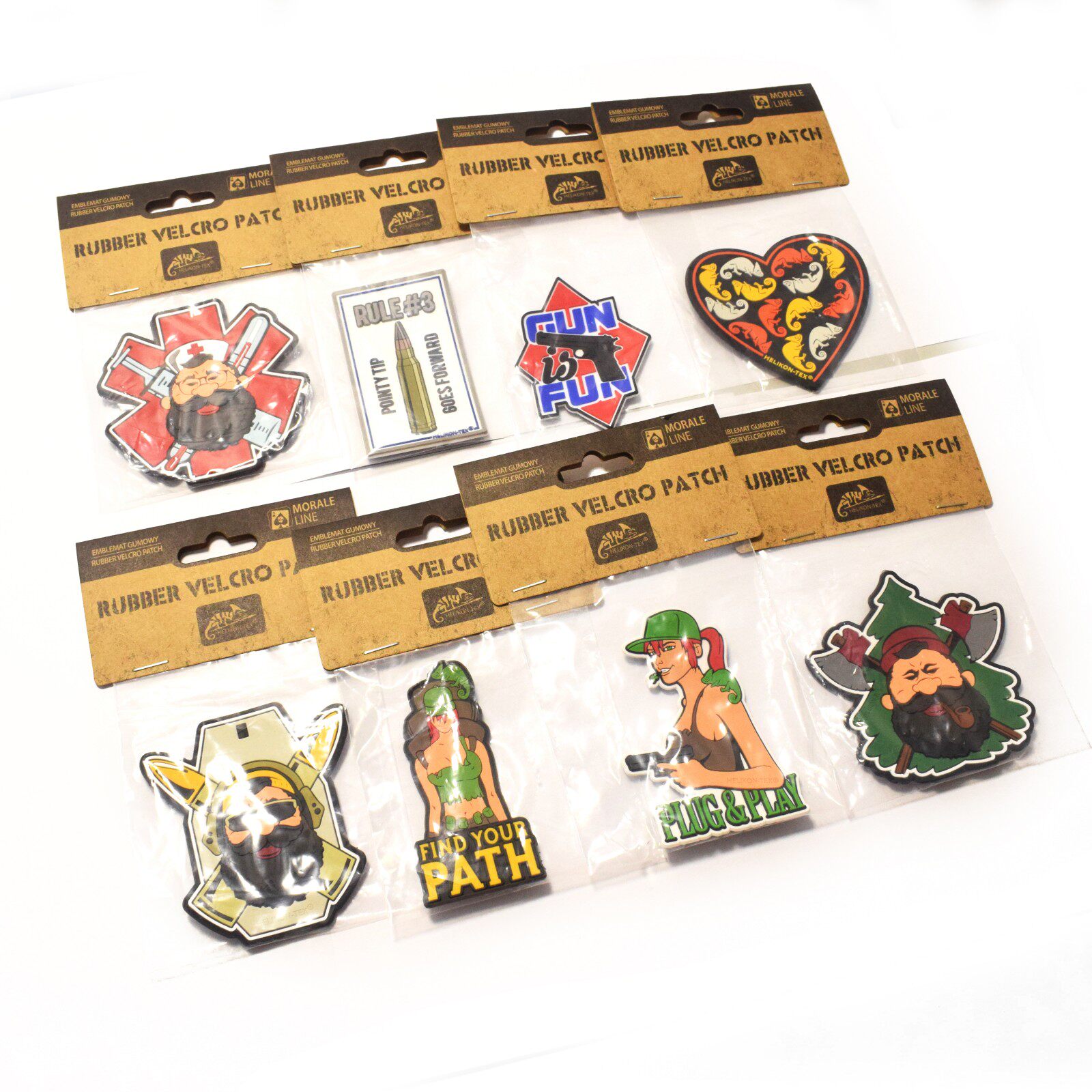 HELIKON Helicken European Import Magic Sticker Arm Badge Personality Sign Sticker