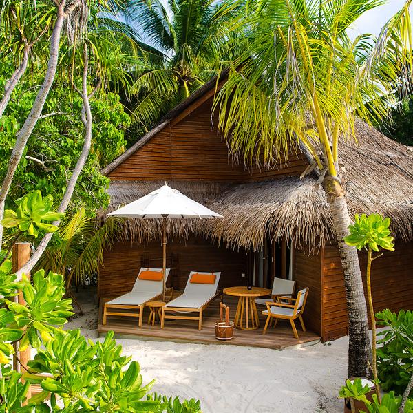 房型内部设施图片参考，如无边泳池与电视及音响， 沙滩别墅-Beach Villas maldievs(蜜莉喜岛 Mirihi Island Resort) 