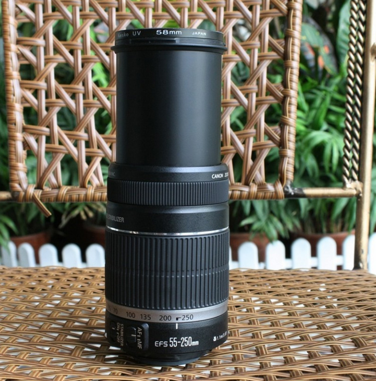 Canon / Canon EF-S 55-250mm IS STM Ống kính tele chống rung Canon gốc hoàn toàn mới