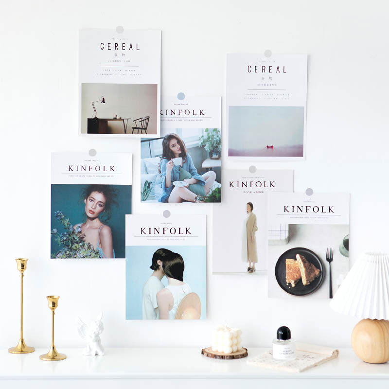 In magazine cover card European and American background paper decoration cardboard photography fixture shooting props