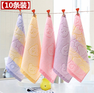 10 pack pure cotton small towel absorbent face towel