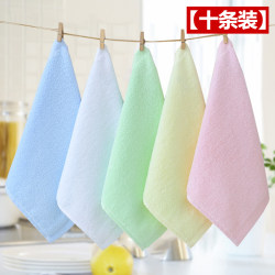 Pure Cotton Towel Handkerchief Kidsren's Face Washcloth Infant Kindergarten Handkerchief Pure Cotton Baby Hand Towel Square Towel Bath Towel