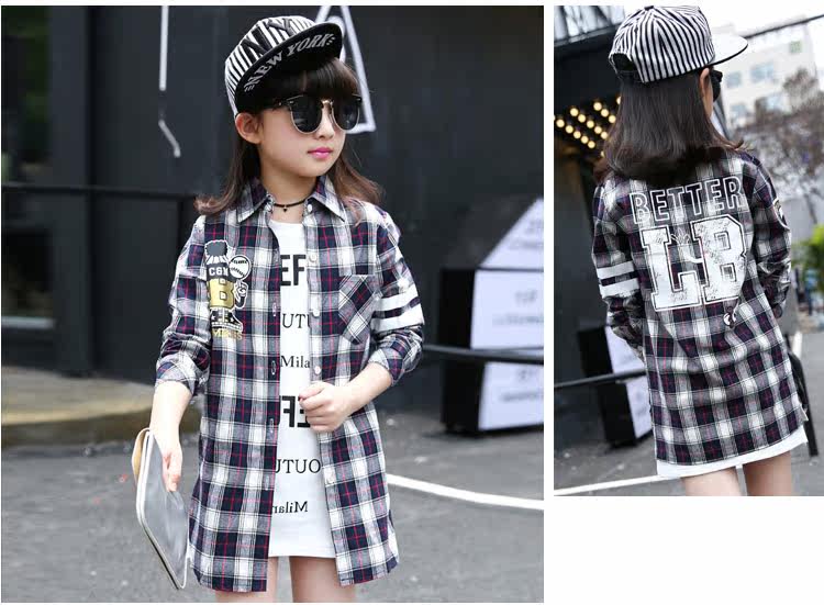 Chemise fille à manche longue - Ref 2086824 Image 15