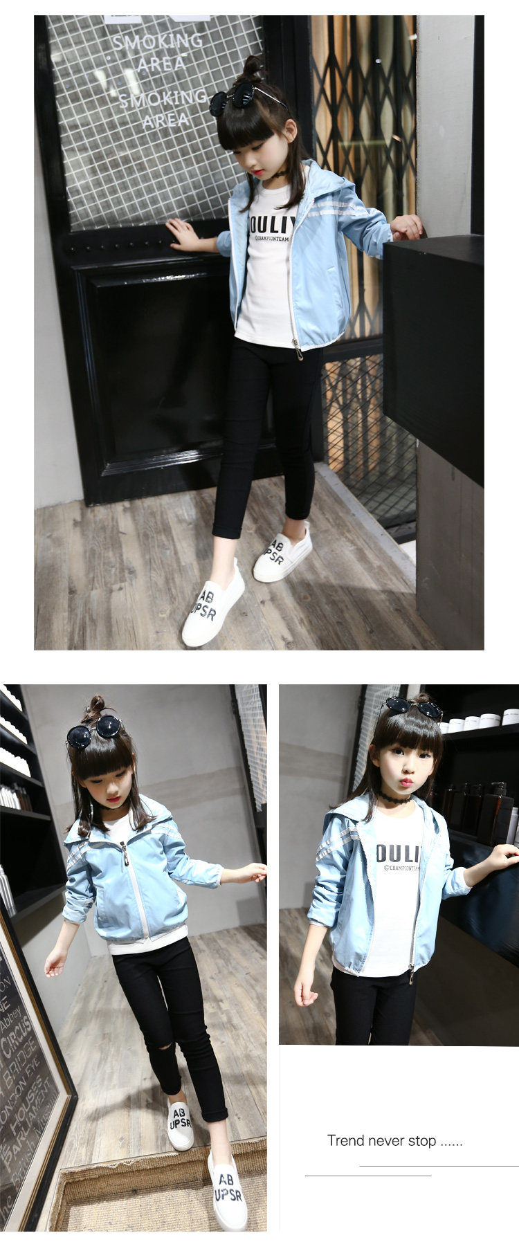 Veste pour fille en mélange - Ref 2159746 Image 17