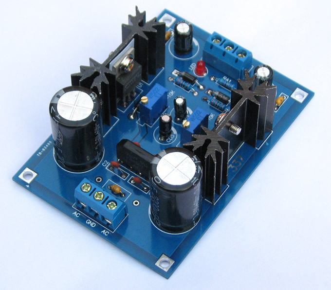 LM317t LM337t Linear Adjustable Filter Regulated DC Power Board Electronic DIY Production Kit Finished Products