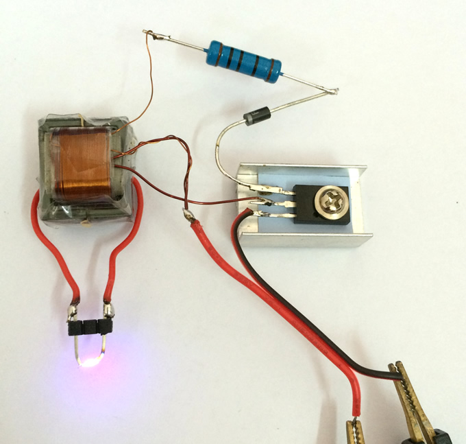 Inverter boost high voltage generator arc ignition igniter coil module electronic diy small production kit