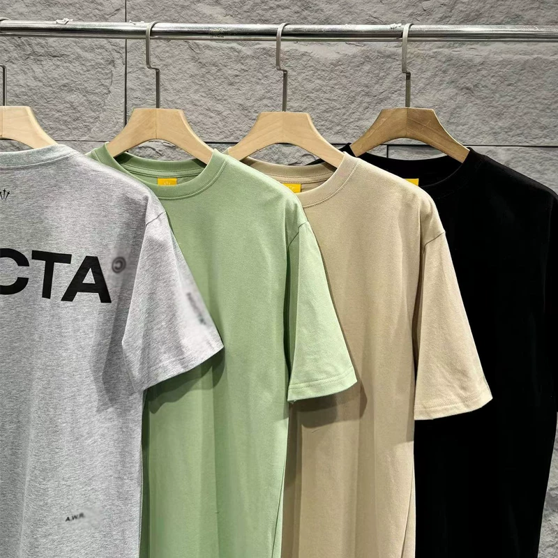 Хит продаж ко-бренд NOCTA DRAKE американский модный бренд, футболка-поло с круглым вырезом, универсальная и комфортная, короткий рукав