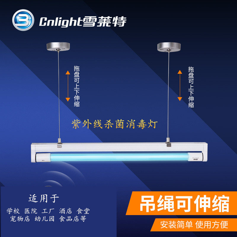 Snowlet hanging UV disinfection light kindergarten with workshop canteen Cafeteria Germicidal Lamp Factory School Hospital