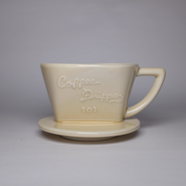 Limited Retro Cream Yellow Sanyo Trapezoid 101 Hand Brew Coffee Filter Cup Enda Taguchi Protection