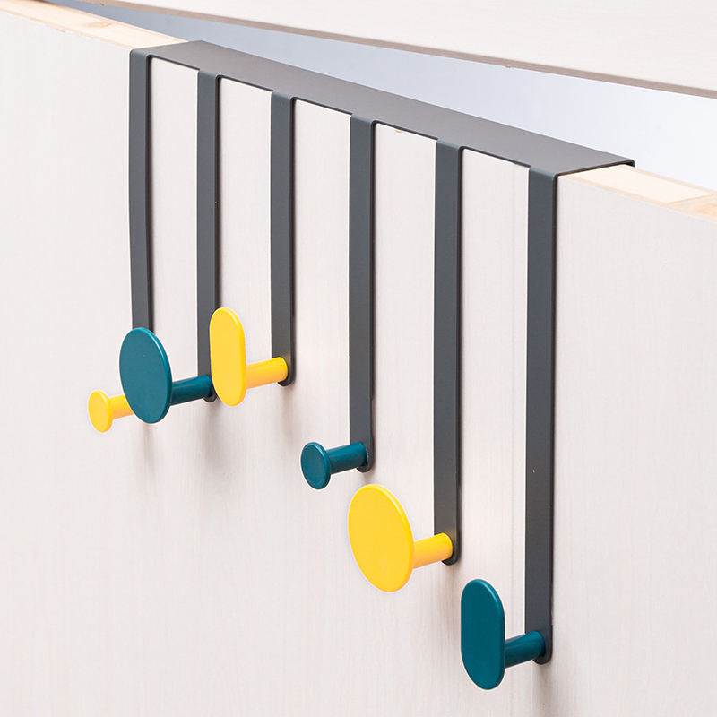 Behind the door hook free punching wall hanging door behind the hanger bedroom hanging clothes hook door hanging hanger door clothes hanger