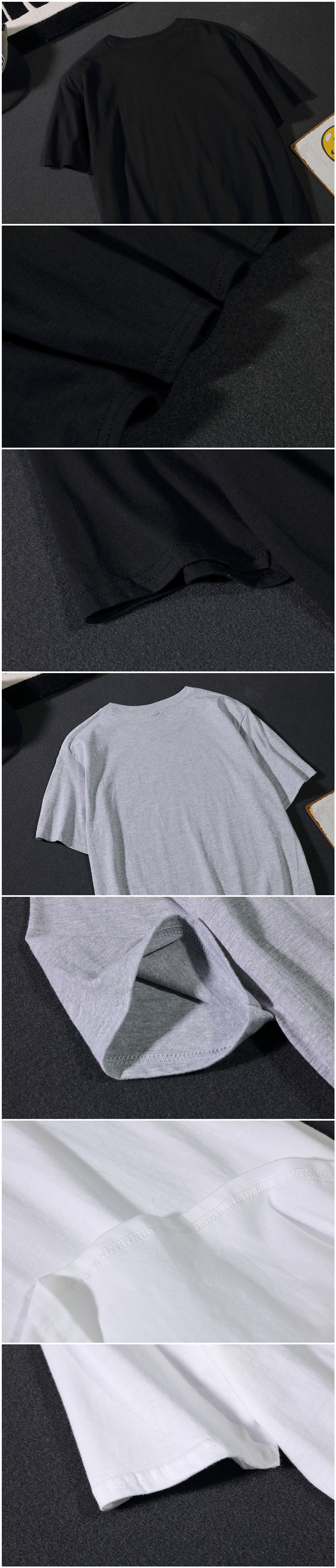 Triều thương hiệu mùa hè nam ngắn tay t-shirt nam cotton vòng cổ cộng với phân bón XL chất béo lỏng nửa tay áo sơ mi