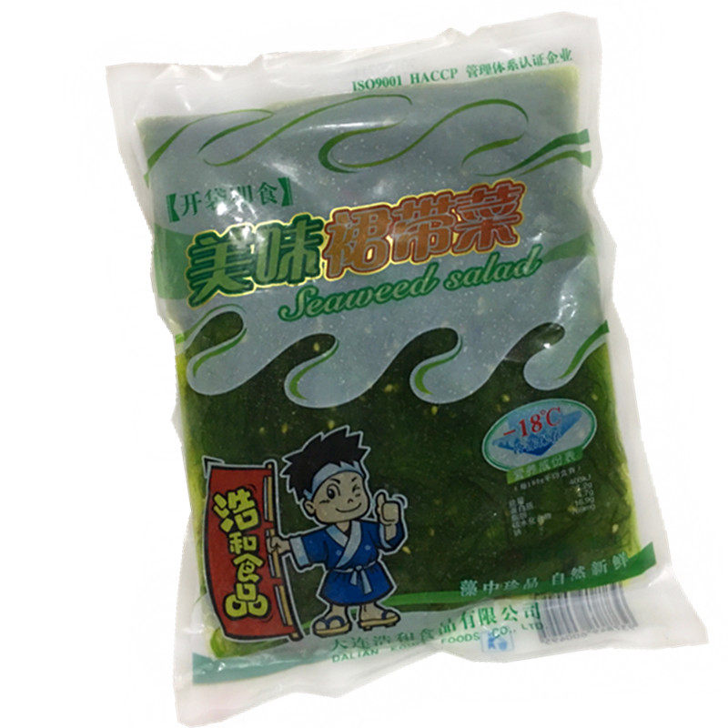 Dalian Haohe Wakame Chinese Seaweed Seaweed Salad Seasoned Seaweed Stem Shreds 400g