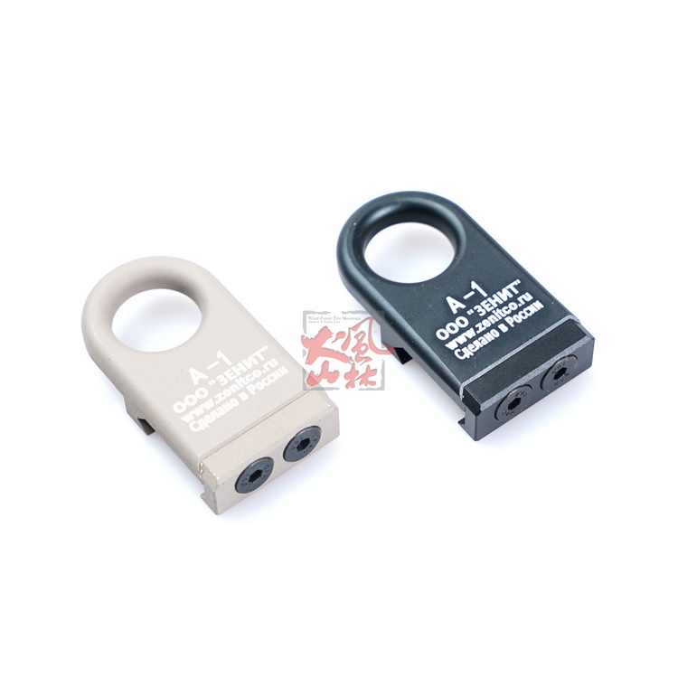 Wind forest Volcano Zenin A-1 metal cuddling bag ring black sand bicolor into universal 20mm standard rail