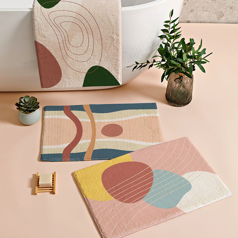 Bathroom Absorbent Ground Mat Makeup Room Doormat ANTI-SLIP HOME FOOT MAT ENTRANCE DOOR MAT BATHROOM TOILET CARPETS