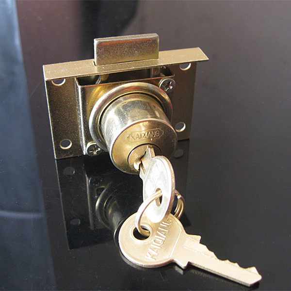 Old-fashioned drawer lock large core desk file cabinet lock furniture lock wardrobe door lock cabinet lock counter cabinet lock 22mm