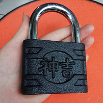 Shenji brand super large extra large thickened door Warehouse room super straight open large padlock outdoor box iron door copper core