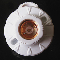 Luxury high-quality flat mouth lamp head thickened 100mm screw mouth energy-saving lamp bulb Luo mouth electromagnetic bakelite flame retardant spiral