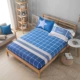 Bông khăn trải giường giường công thức Li một đơn mảnh giường gác 1,5m bụi 1.8m bông vỏ bọc cho một chiếc giường làm bằng séc giường - Trang bị Covers ga chun trải giường	