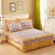 Cotton trải giường bông trải giường đơn mảnh bông 1,5 m 1,8m2.0m ​​giường cộng với bông đệm giường loại bảo vệ ga giường có viền