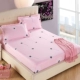 Bông khăn trải giường giường công thức Li một đơn mảnh giường gác 1,5m bụi 1.8m bông vỏ bọc cho một chiếc giường làm bằng séc giường - Trang bị Covers ga chun trải giường	