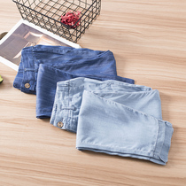 Sky Silk Jeans Woman Spring Summer Thin 90% Pants Han Fan Loose high waist conspicuant skinny Daddy Casual Kharen Pants