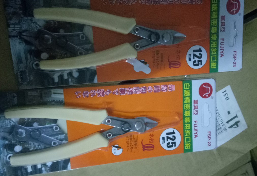 Taiwan imported original FSP-23 FUJIYA stainless steel precision professional oblique pliers 5
