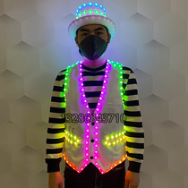 Fashion LED luminous suit KTV Night Night Night Show Drink Bar Activity Clothing Stage Prods