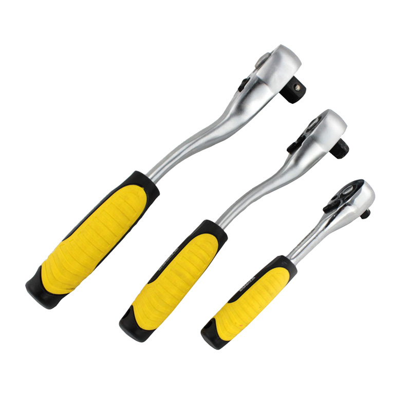 Flying deer tool 1 4 3 8 1 2 sleeve ratchet wrench forward and reverse auto repair machine repair quick wrench