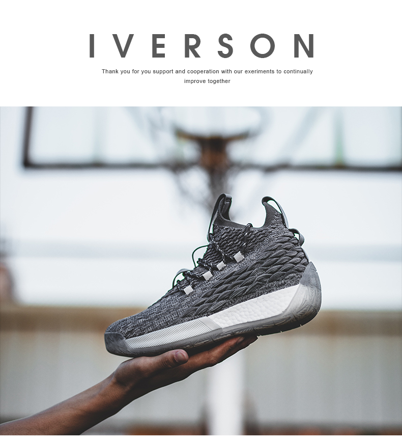 Giày bóng rổ Iverson nam cao giúp 2018 mới mang giày chống trượt chính thức giày sneaker nam chính hãng