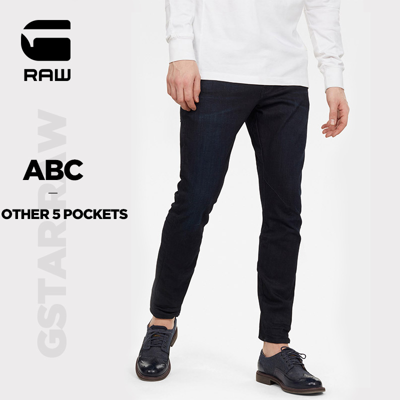 G-STAR RAW2020 spring summer men's fashion drawing rope ARC 3D Bent Knife Jeans D06089