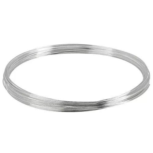 925 Серебряная проволочная нить Полу -хард мягкий обмоток кольцо.