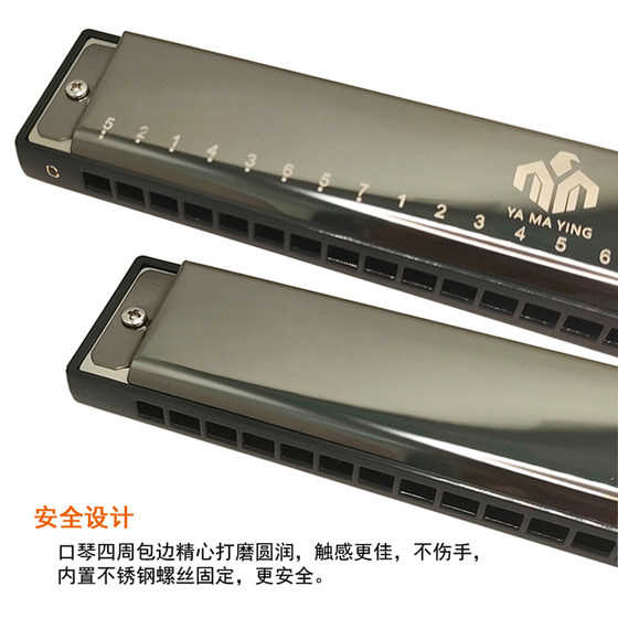 24-hole single-hole monophonic C-tone harmonica polyphonic children's primary school students dedicated beginners adult self-study introductory musical instruments