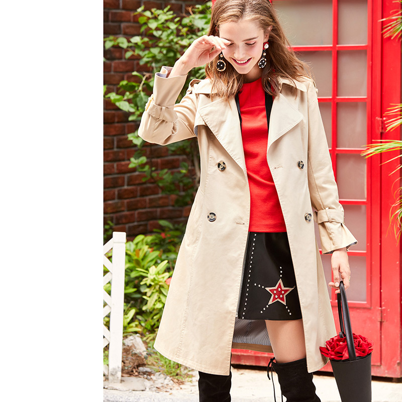Trench pour femme en Coton en Coton - Ref 3227714 Image 3